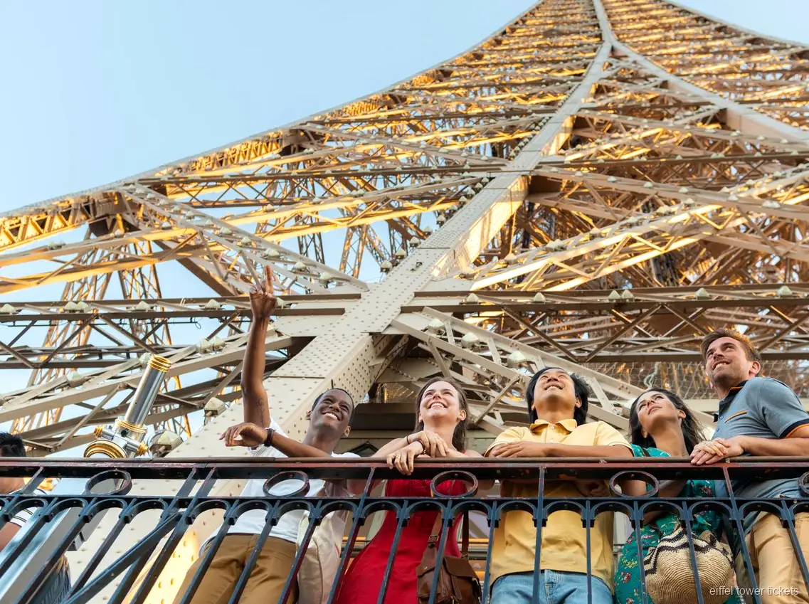 Eiffel Tower summit panorama with audioguide tickets